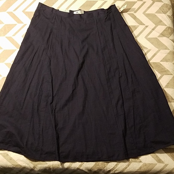 Old Navy Dresses & Skirts - New Old Navy Navy Blue Jupe Lined Skirt Sz 16